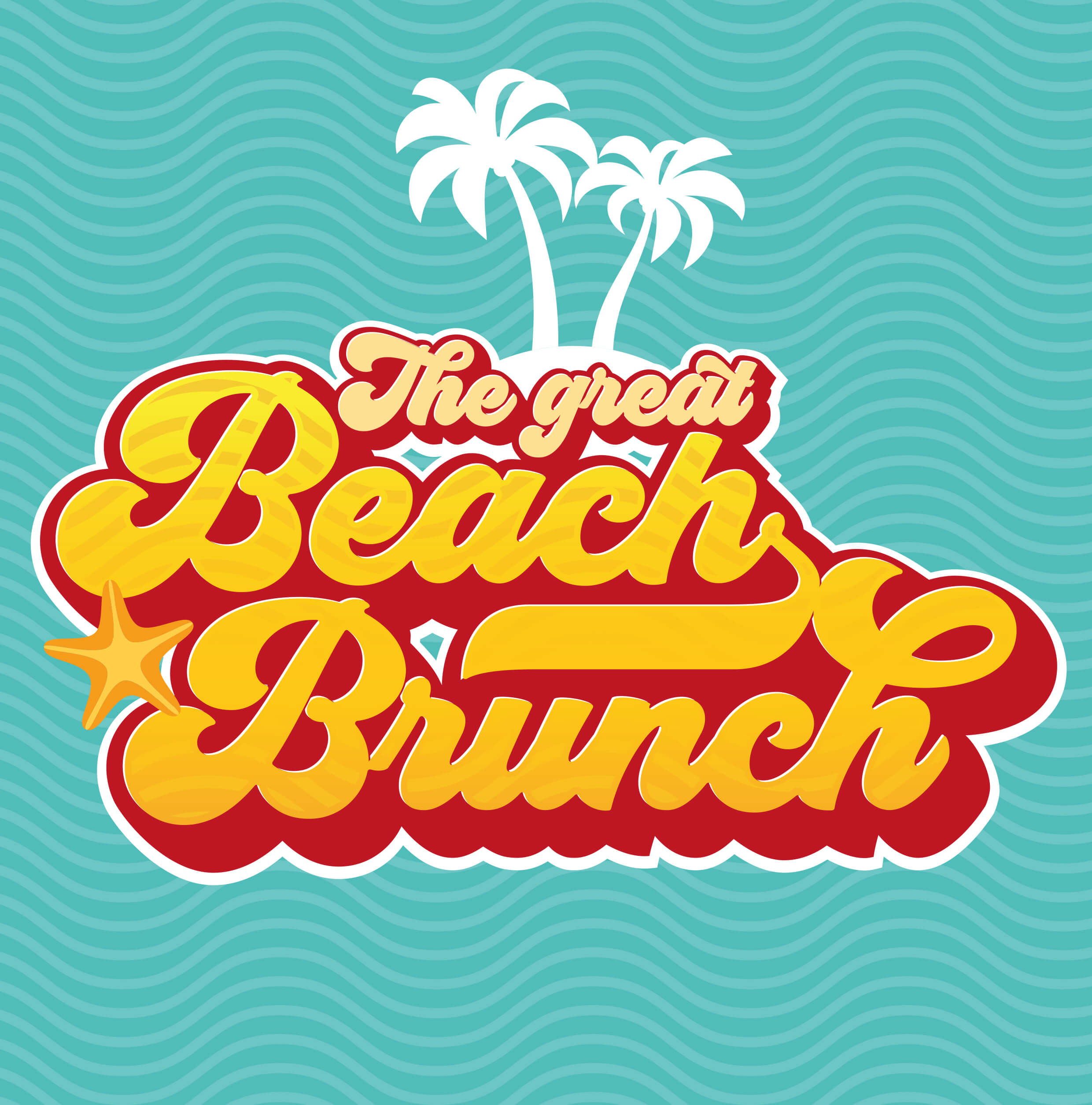 The great beach brunch logo
